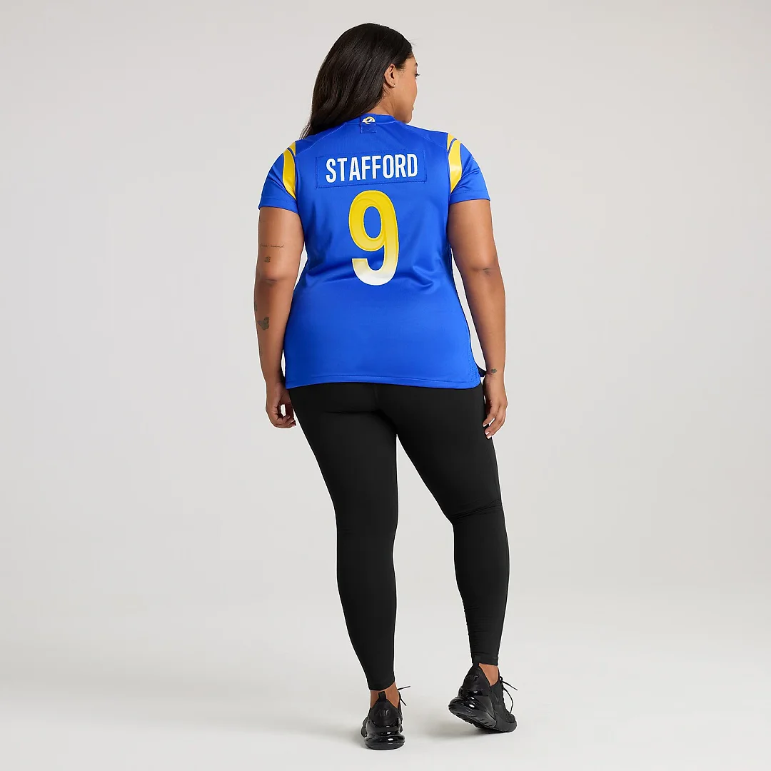 Zennovawear Matthew Stafford Los Angeles Rams Women's Game Jersey - Royal