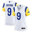 Zennovawear Matthew Stafford Los Angeles Rams Women's Game Jersey - White
