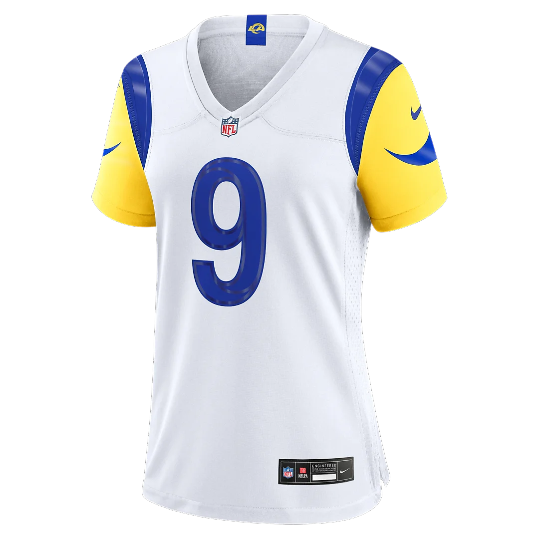 Zennovawear Matthew Stafford Los Angeles Rams Women's Game Jersey - White