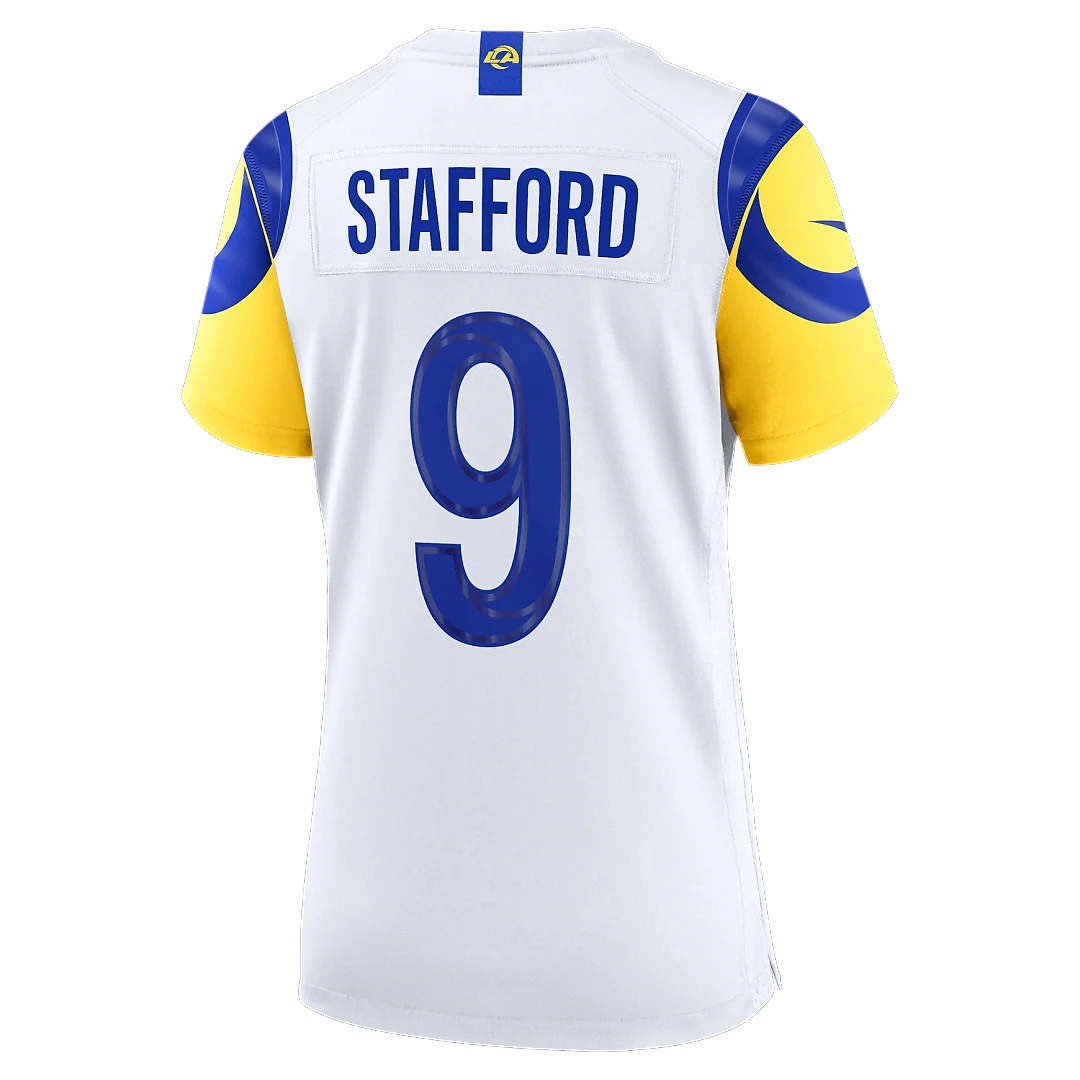 Zennovawear Matthew Stafford Los Angeles Rams Women's Game Jersey - White