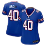 Zennovawear Matthew Wright Buffalo Bills Women's Team Game Jersey - Royal