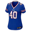 Zennovawear Matthew Wright Buffalo Bills Women's Team Game Jersey - Royal