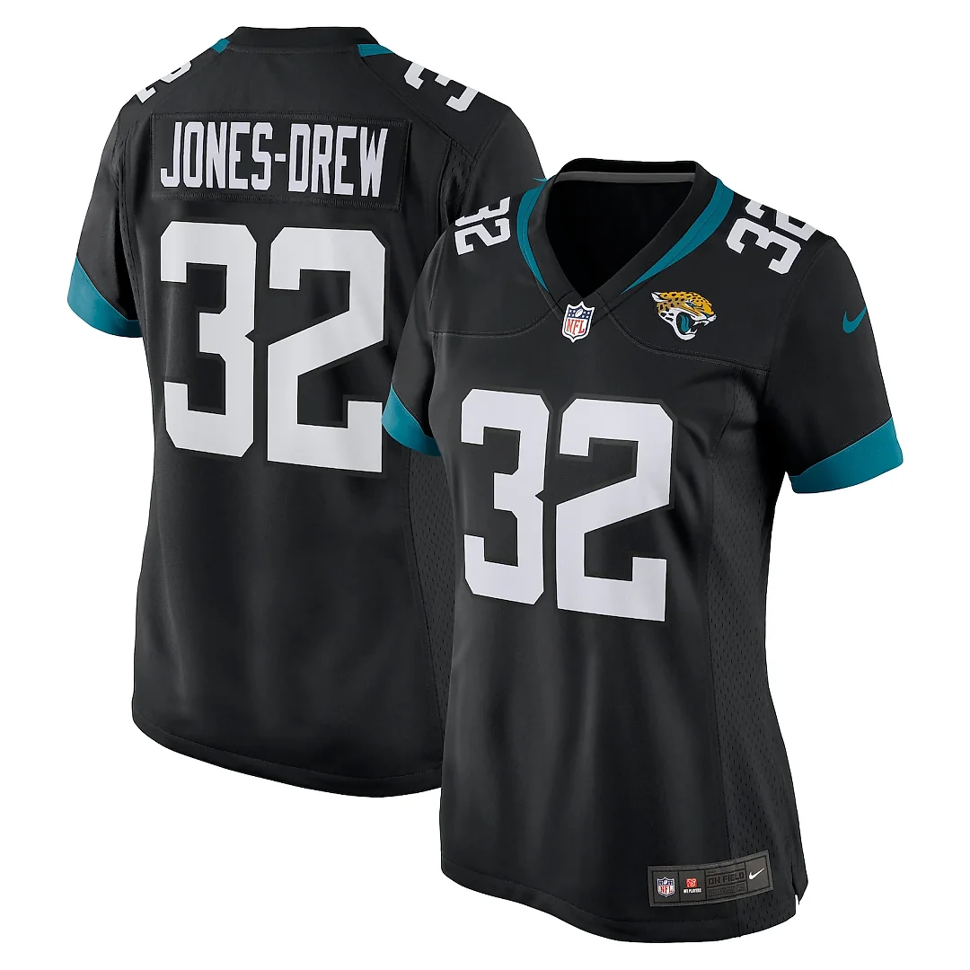Zennovawear Maurice Jones-Drew Jacksonville Jaguars Women's Game Retired Player Jersey - Black