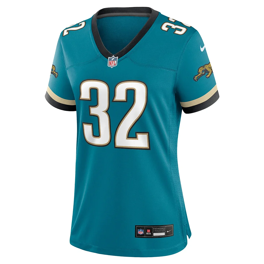 Zennovawear Maurice Jones-Drew Jacksonville Jaguars Women's Prowler Throwback Retired Player Game Jersey - Teal