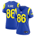 Zennovawear Max Klare Los Angeles Rams Women's Team Game Jersey - Royal