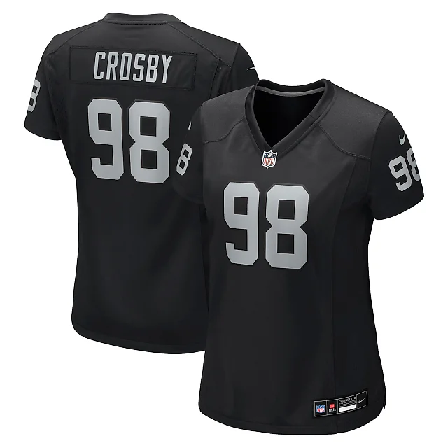 Zennovawear Maxx Crosby Las Vegas Raiders Women's Jersey - Black