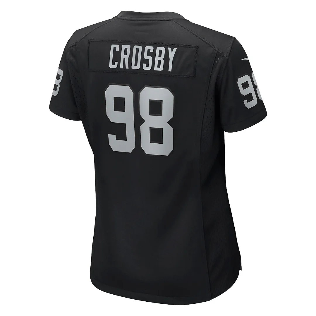 Zennovawear Maxx Crosby Las Vegas Raiders Women's Jersey - Black