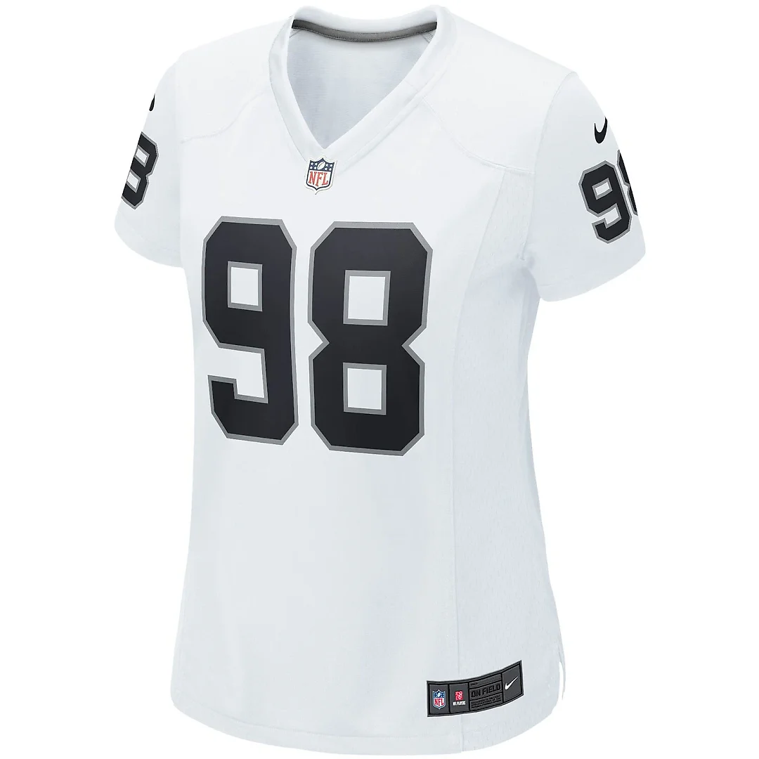 Zennovawear Maxx Crosby Las Vegas Raiders Women's Game Jersey - White
