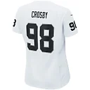 Zennovawear Maxx Crosby Las Vegas Raiders Women's Game Jersey - White