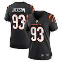 Zennovawear McKinnley Jackson Cincinnati Bengals Women's Game Jersey - Black