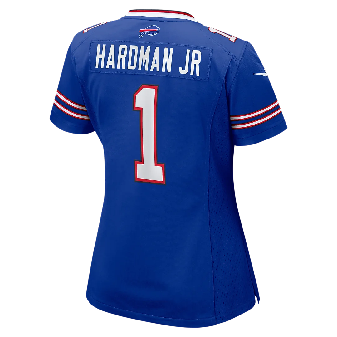 Zennovawear Mecole Hardman Buffalo Bills Women's Team Game Jersey - Royal