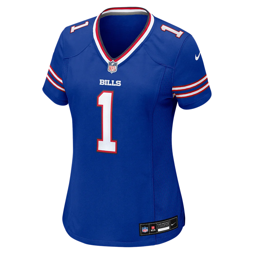 Zennovawear Mecole Hardman Buffalo Bills Women's Team Game Jersey - Royal