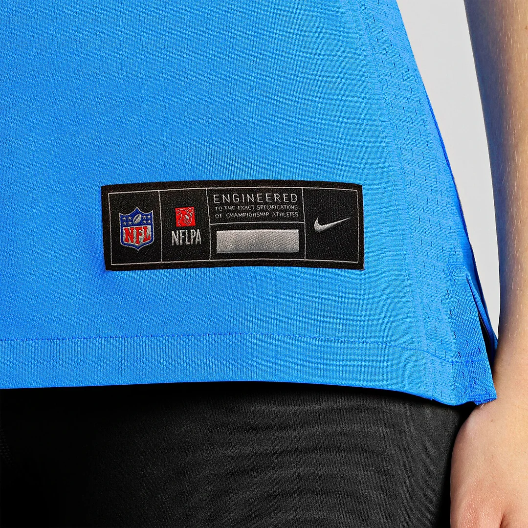 Zennovawear Mekhi Becton Los Angeles Chargers Women's Team Game Jersey - Powder Blue