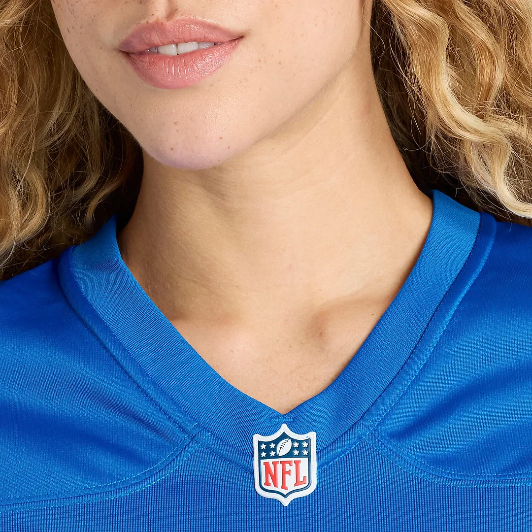 Zennovawear Mekhi Wingo Detroit Lions Women's Team Game Jersey - Blue