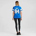 Zennovawear Mekhi Wingo Detroit Lions Women's Team Game Jersey - Blue