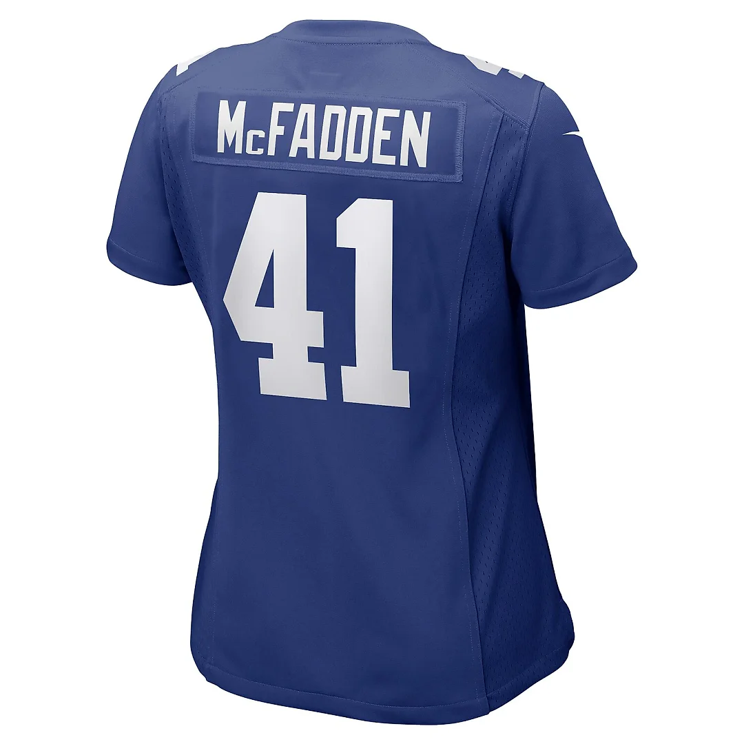 Zennovawear Micah McFadden New York Giants Women's Game Player Jersey - Royal