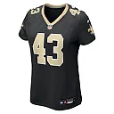 Zennovawear Michael Davis New Orleans Saints Women's Team Game Jersey - Black