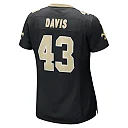 Zennovawear Michael Davis New Orleans Saints Women's Team Game Jersey - Black
