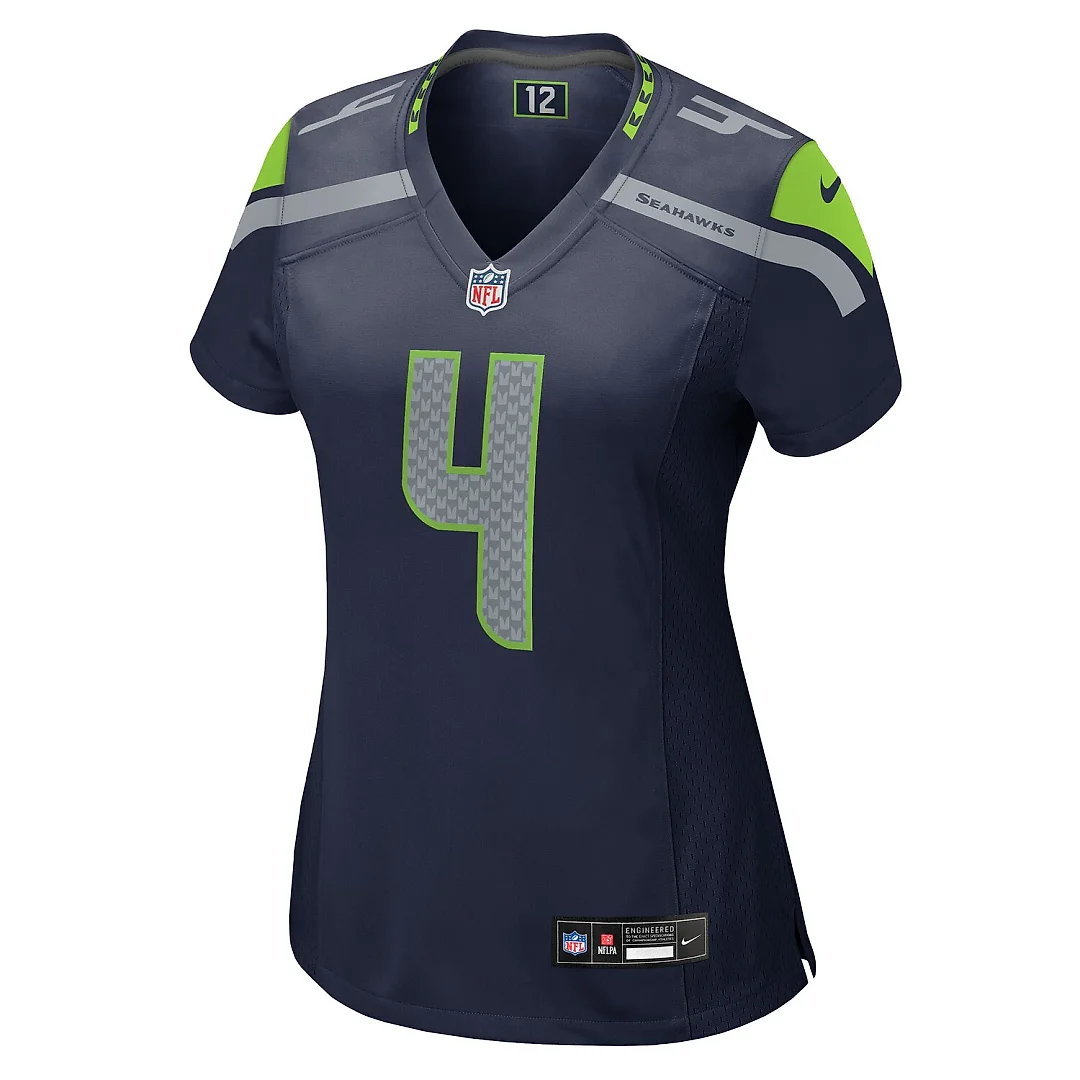Zennovawear Michael Dickson Seattle Seahawks Women's Team Game Jersey - College Navy