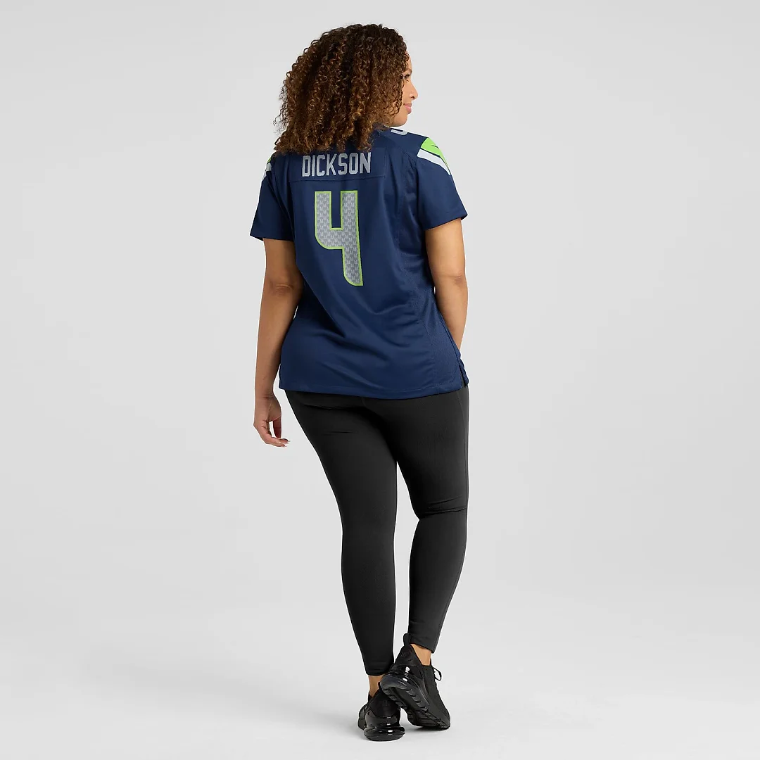Zennovawear Michael Dickson Seattle Seahawks Women's Team Game Jersey - College Navy