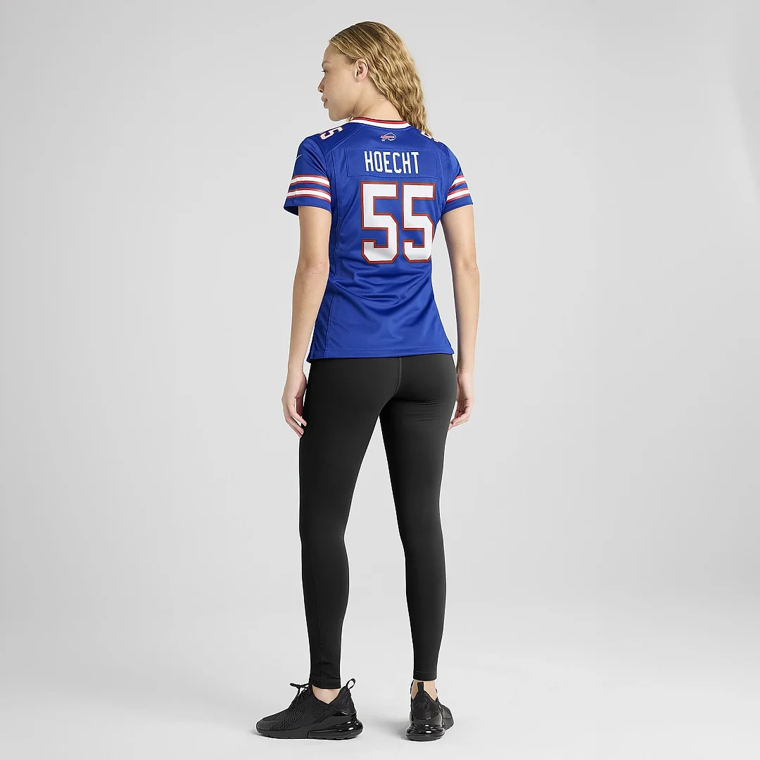 Zennovawear Michael Hoecht Buffalo Bills Women's Team Game Jersey - Royal