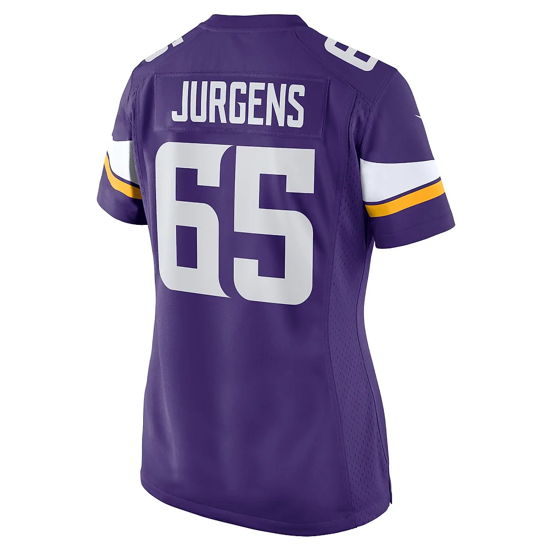 Zennovawear Michael Jurgens Minnesota Vikings Women's Game Jersey - Purple