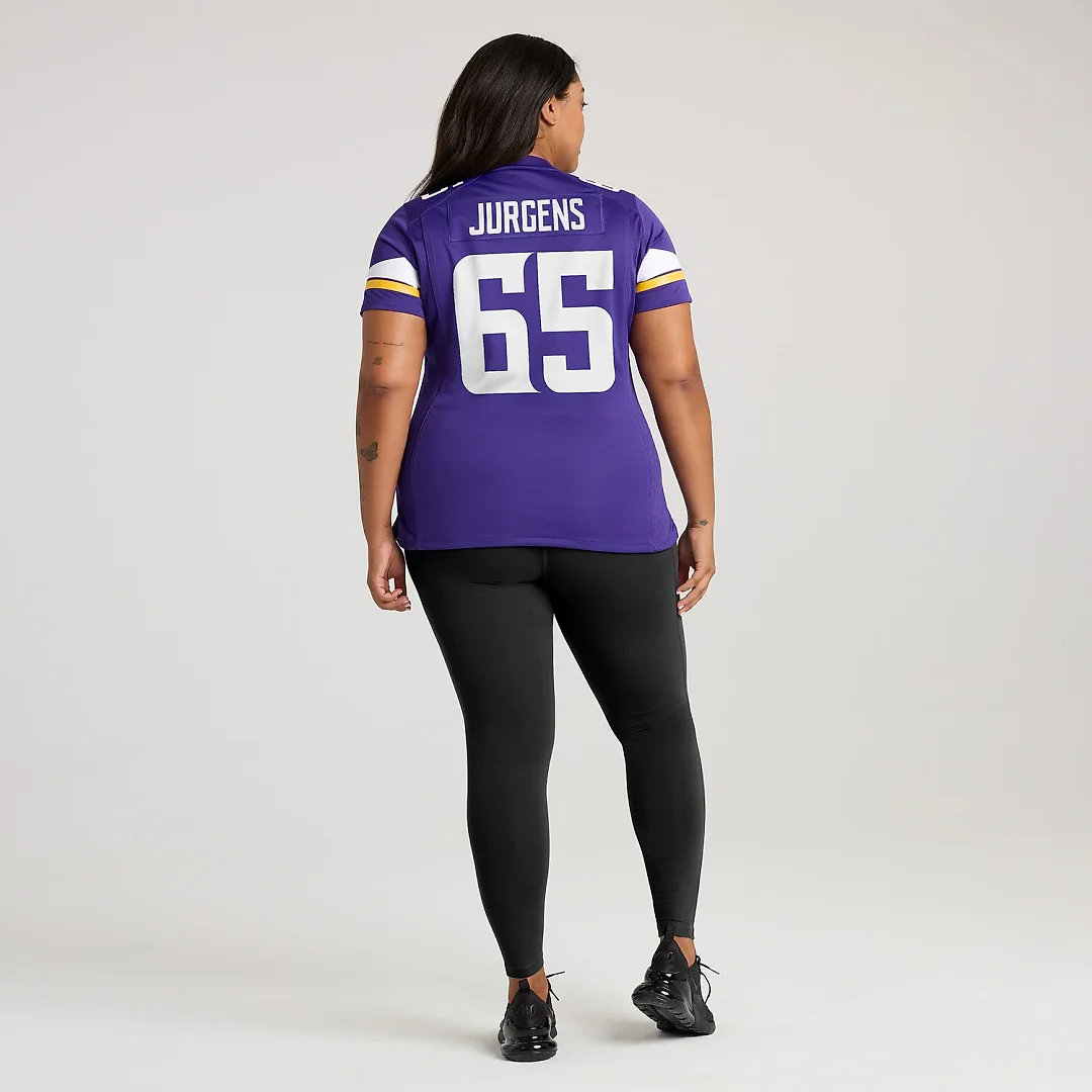 Zennovawear Michael Jurgens Minnesota Vikings Women's Game Jersey - Purple