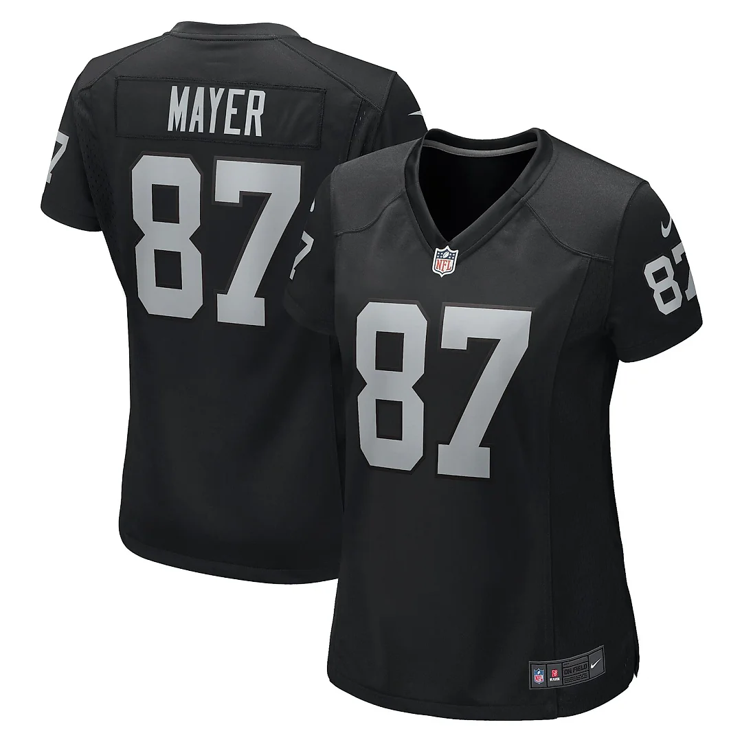 Zennovawear Michael Mayer Las Vegas Raiders Women's Game Jersey - Black