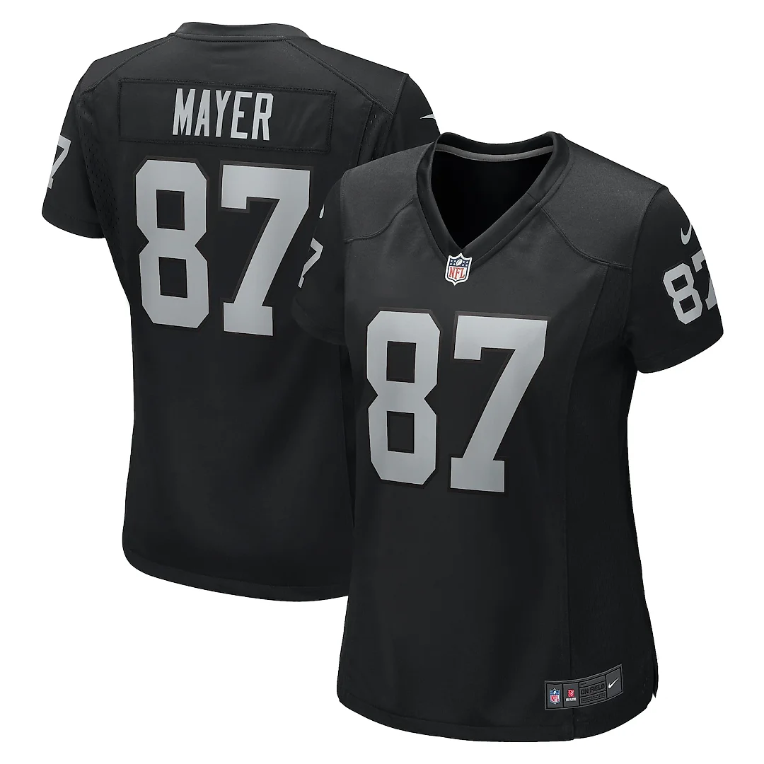 Zennovawear Michael Mayer Las Vegas Raiders Women's Game Jersey - Black