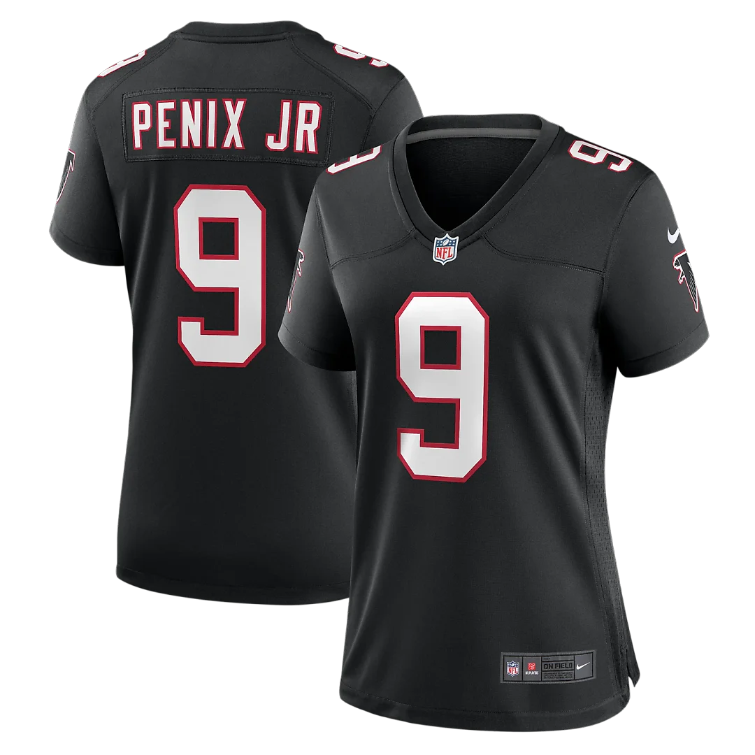 Zennovawear Michael Penix Jr. Atlanta Falcons Women's Alternate Game Jersey - Black