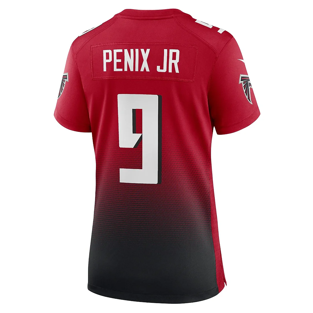 Zennovawear Michael Penix Jr. Atlanta Falcons Women's Alternate Game Jersey - Red