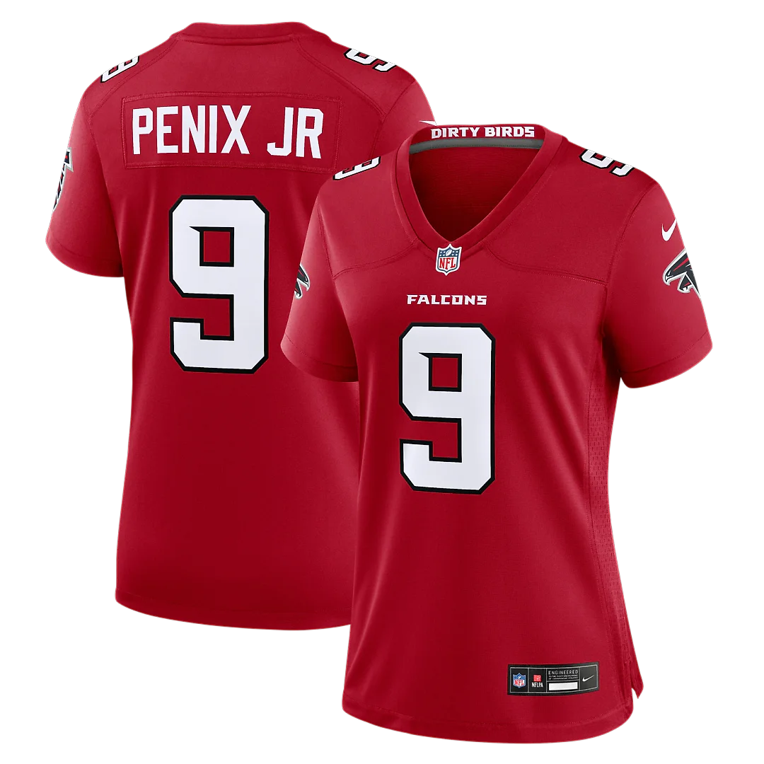 Zennovawear Michael Penix Jr. Atlanta Falcons Women's Game Jersey - Red