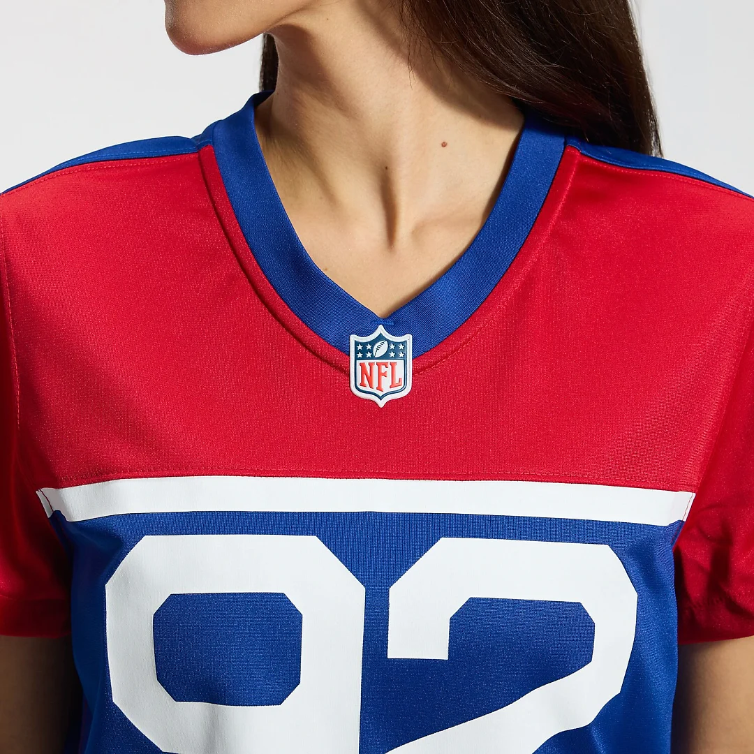 Zennovawear Michael Strahan New York Giants Women's Alternate Retired Player Game Jersey - Century Red