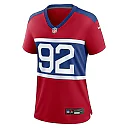 Zennovawear Michael Strahan New York Giants Women's Alternate Retired Player Game Jersey - Century Red