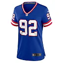 Zennovawear Michael Strahan New York Giants Women's Classic Retired Player Game Jersey - Royal
