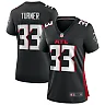Zennovawear Michael Turner Atlanta Falcons Women's Game Retired Player Jersey - Black