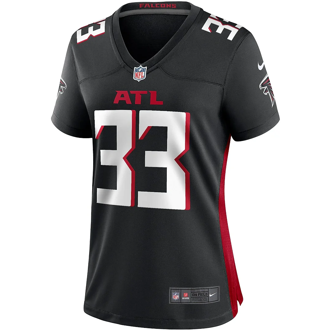 Zennovawear Michael Turner Atlanta Falcons Women's Game Retired Player Jersey - Black
