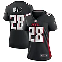 Zennovawear Mike Davis Atlanta Falcons Women's Game Player Jersey - Black