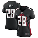 Zennovawear Mike Davis Atlanta Falcons Women's Game Player Jersey - Black