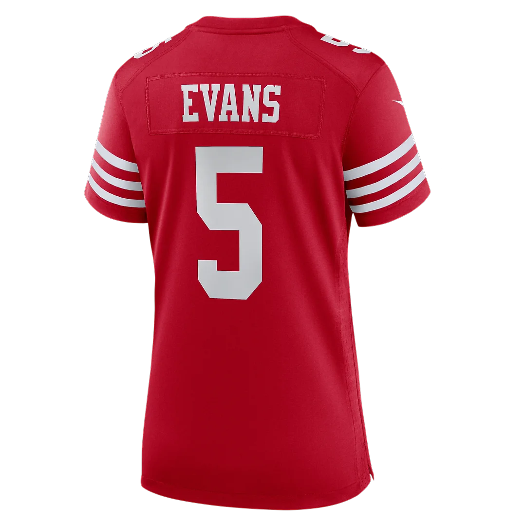Zennovawear Mike Evans San Francisco 49ers Women's Game Jersey - Scarlet