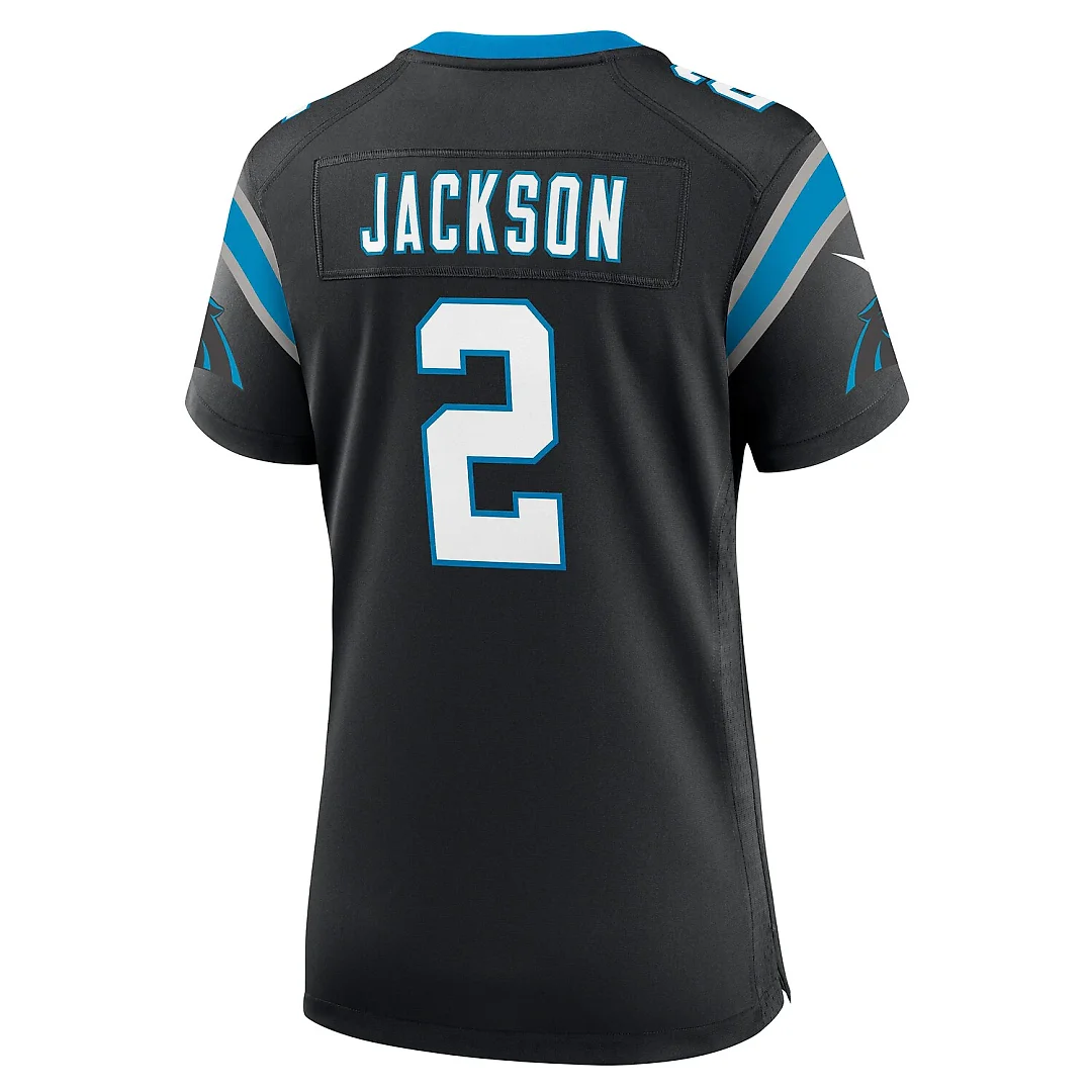 Zennovawear Mike Jackson Carolina Panthers Women's Game Jersey - Black