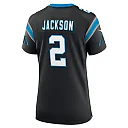 Zennovawear Mike Jackson Carolina Panthers Women's Game Jersey - Black