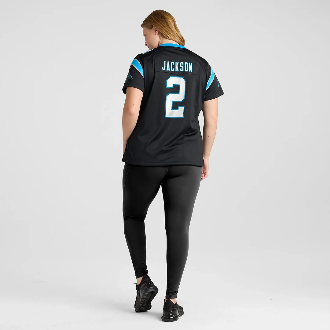Zennovawear Mike Jackson Carolina Panthers Women's Game Jersey - Black