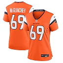 Zennovawear Mike McGlinchey Denver Broncos Women's Team Game Jersey - Orange