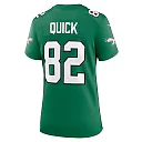 Zennovawear Mike Quick Philadelphia Eagles Women's Alternate Game Jersey - Kelly Green