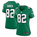 Zennovawear Mike Quick Philadelphia Eagles Women's Alternate Game Jersey - Kelly Green