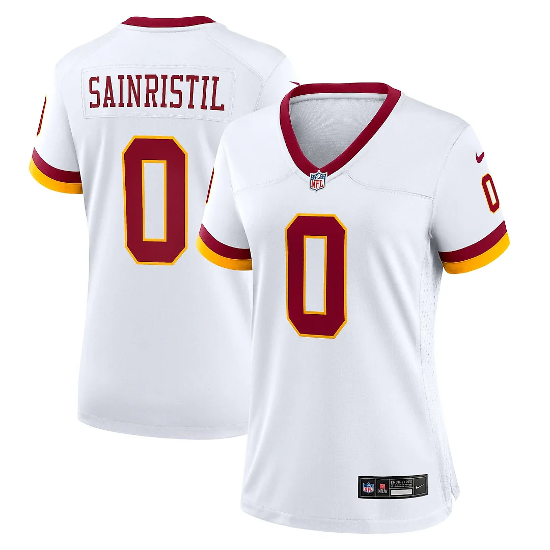 Zennovawear Mike Sainristil Washington Commanders Women's Game Super Bowl Era Jersey - White