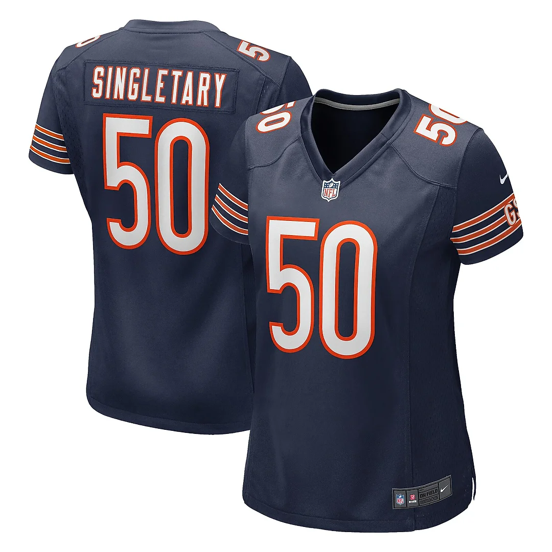 Zennovawear Mike Singletary Chicago Bears Women's Game Retired Player Jersey - Navy