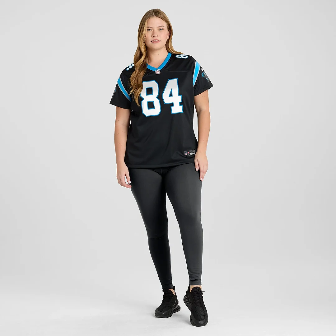 Zennovawear Mitchell Evans Carolina Panthers Women's Team Game Jersey - Black