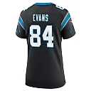 Zennovawear Mitchell Evans Carolina Panthers Women's Team Game Jersey - Black
